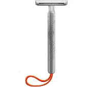 Muhle Companion Unisex Safety Razor Silver Matt Coral