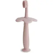Mushie Flower Training Toothbrush Blush