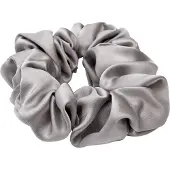 Lenoites Mulberry Silk Scrunchie Grey
