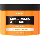 Kundal Macadamia & Sugar Body Scrub Cherry Blossom 550 g