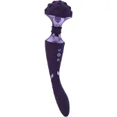 VIVE Shiatsu Bendable Massager Wand Purple