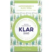 Klar Lemongrass & Aloe Vera Shampoo Bar 100 g