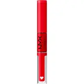 Nyx Shine Loud High Pigment Lip Shine, 17 Rebel In Red
