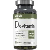 Elexir Pharma D3 Vitamin 2500 IE 180 kpl