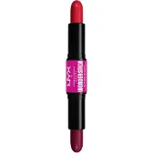 Nyx Wonder Stick Dual-Ended Cream Blush Stick, 05 Bright Amber + Fuchsia