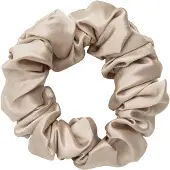 By Barb Silk Hair Scrunchie Beige