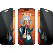 PanzerGlass iPhone 15 Plus näytön suojalasi Ultra-Wide Fit Privacy mukana sovitin