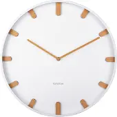 Karlsson seinäkello Grace metal white 40 cm KA5942WH