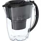 AQUAPHOR Amethyst MF+ vedensuodatuskannu, 2,8 L, musta