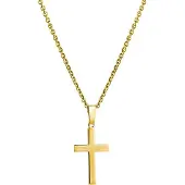 Top Gold hopeinen rippiristi 20 mm kullattu 52 5191 1500
