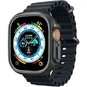Spigen Thin Fit -kotelo, suunniteltu Apple Watch Ultra 2:lle, Apple Watch Ultra -kotelo, ohut ja kova PC-kotelo Apple Watch Ultra 49 mm:lle - mus