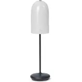 Ferm Living Gry pöytävalaisin Musta-läpikuultava