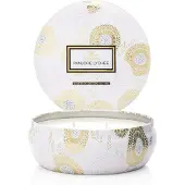 Voluspa Panjore Lychee Japonica 3-Wick in Decorative Tin 40h 340