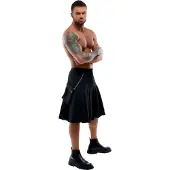 Svenjoyment Underwear Kiltti - Musta - L