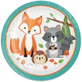 Haza Wild Ones Plates Forest Animals 8 pcs.
