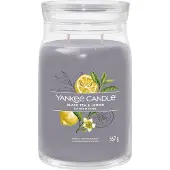 Yankee candle Signature -kynttiläpurkki, musta tee ja sitruuna, 567 g