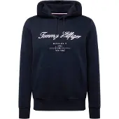 Tommy Hilfiger Collegepaita 'Logo Embroidery' laivastonsininen / punainen / valkoinen