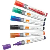 Nobo Drywipe Liquid Ink -valkotaulukynä, 12 Kpl
