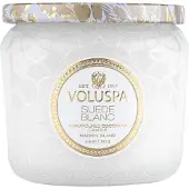 Voluspa Suede Blanc Maison Blanc Petite Jar 40h