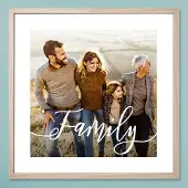Smartphoto Luonnollinen kehys 40 x 40 cm