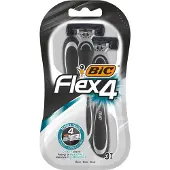 BIC Flex 4 Comfort Partahöylät, 3 kpl