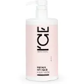 Natura Siberica ICE Professional Repair My Hair elvyttävä hiusnaamio sisältää keratiinia 750 ml