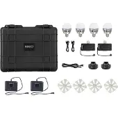 Nanlite Pavobulb 10C 4 Light Kit fresnel-/monovalo