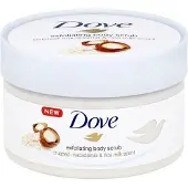 Dove Body Scrub Macadamia & Rice Milk – 225ml