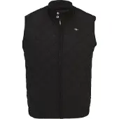 Gant for man. 7006341 Windcheater quilted waistcoat black (S), Casual, Polyester