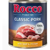 Rocco 24x800g Classic sianliha, naudanliha ja kana