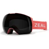 Zeal Optics Cloudfall - Dark Grey w/Sky Blue Mirror Punch Optimum