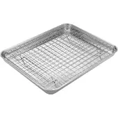 Mareld Uunipannu ritilällä 31,5 x 24,5 cm, ruostumatonta terästä