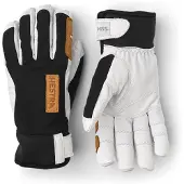Hestra Ergo Grip Active Wool Terry - 5 Finger Black/Off White Retkeilykäsineet 11