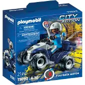 Playmobil City Action Poliisi Mönkijä Vetomoottorilla