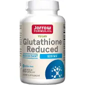 Jarrow Formulas Glutationia vähennetty, 500 milligrammaa - 60 kapselia