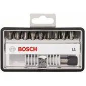 Bosch 25-os. Ruuvauskärkisarja Extra Hard; PH; PZ; T; 18 kpl.+ pidike
