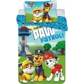 Jerry Fabrics Puuvillaiset vuodevaatteet 100x135 Paw Patrol Paw Pieski 8671 blue team