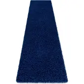 Rugsx Soffi shaggy 5cm käytävämatto - laivastonsininen