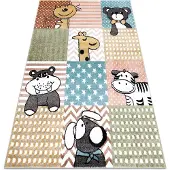 Rugsx Alfombra FUN Pets para niños, animales vistoso multi 240x330 cm