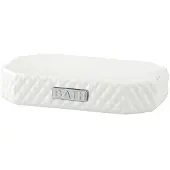 Lene Bjerre Marion saippuakuppi 13,5x9 cm White-Silver