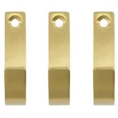 Meraki Hooks, Mkthapsus, Brushed Brass Fin - Gold - 120 g