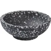 Humdakin Firenze Purkki Ø13 Cm - Koristelutarvikkeet Mosaiikkibetoni Musta - 419-115
