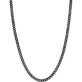 Lykken Strong teräs panssarikaulaketju 6 mm mattamusta 45 cm