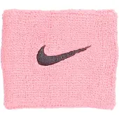 Nike Swoosh Wristbands PINK GAZE/OIL GREY, Punainen