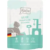 MjAMjAM 24x 300g Quetschie hyvä kalkkuna höyrytetyllä kurpitsalla kissanruoka märkä