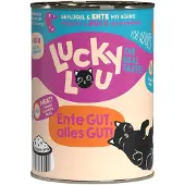 Lucky Lou 24x 400g Lifestage aikuisten siipikarjan ja ankan märkä kissanruokaa