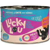 Lucky Lou 6x200g Lifestage aikuisten siipikarjan ja taimenen märkä kissanruoka