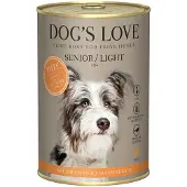 Dog´s Love 6 x 400 g Senior kalkkuna koiran märkäruoka