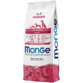 Monge Dry Dog Natural Superpremium Spec. Line All Breeds Adult kuivaruoka koirille naudanlihalla, 12 kg