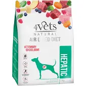 4vets 1kg Natural Canine Hepatic koiran kuivaruoka